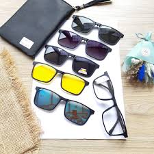 LENTES CLIP ON 6 EN 1 UNISEX - FORMA: REDONDO